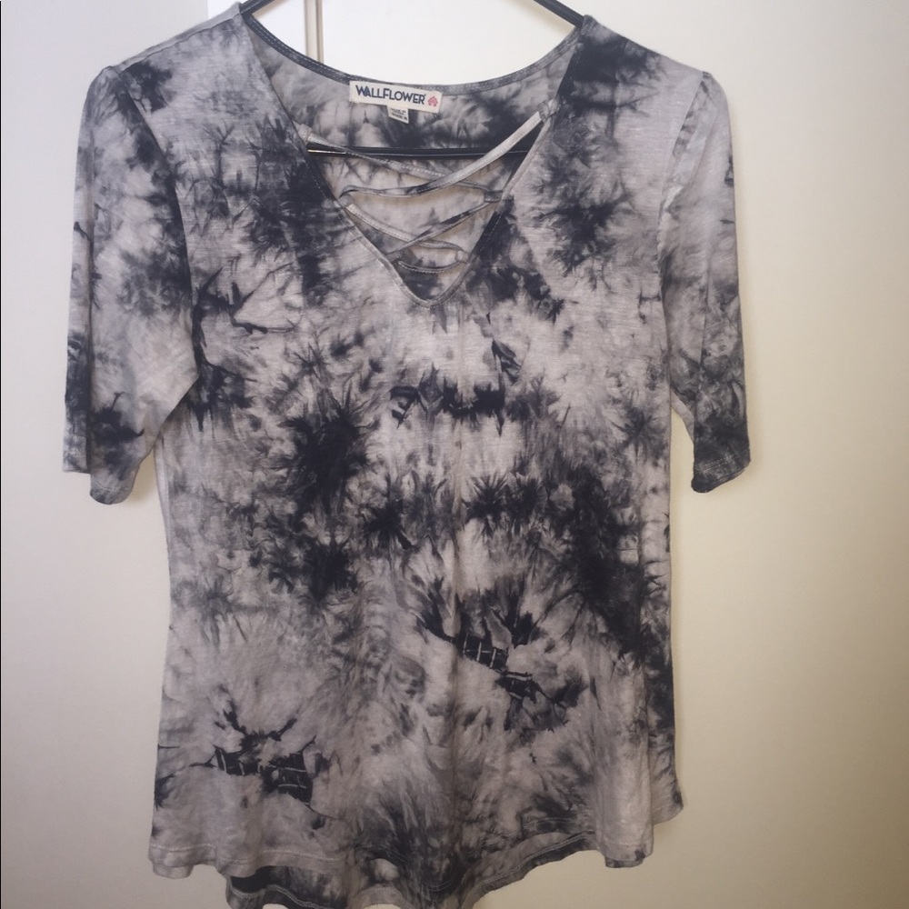 grey and black marble/watercolor top